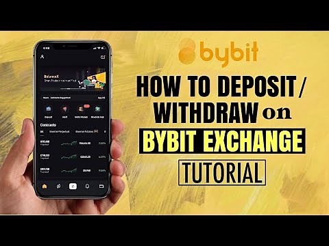 How to DEPOSIT or WITHDRAW on ByBit Mobile Exchange | Bitcoin App Tutorial
