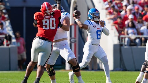 Ole Miss football vs Georgia highlights, Trinidad Chambliss, Rebels lose close game late
