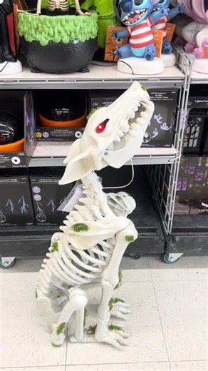 Pan Asian Creations animated Howling Skeleton Wolf #shorts #shortvideo #shortsviral #halloween