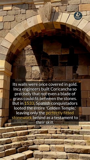 Once covered in gold, only the perfect stonework of the Inca Golden Temple remains. #ancienthistory #archaeology #history | Historical Files