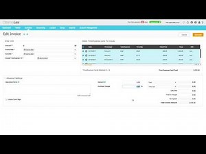 CosmoLex Invoice Process - Create Invoice, Apply IOLTA, email