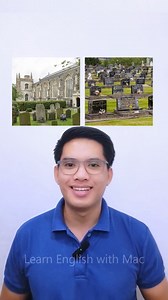 graveyard VS. cemetery #English #englishlearning #englishlanguage #englishvocabulary #englishgrammar #englishonline #englishtips #IELTS #TOEFL #reelsviral | Learn English with Mac