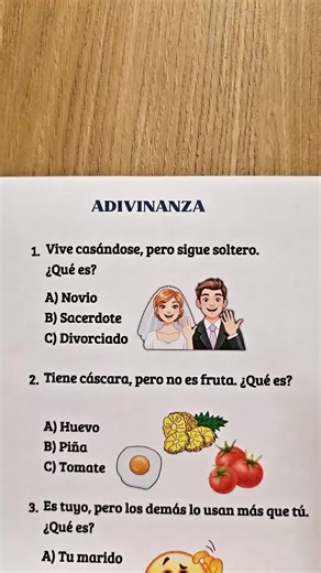 Adivina las adivinanza #quiz #preguntas #adivinanza #adivina #trivia | trivia questions