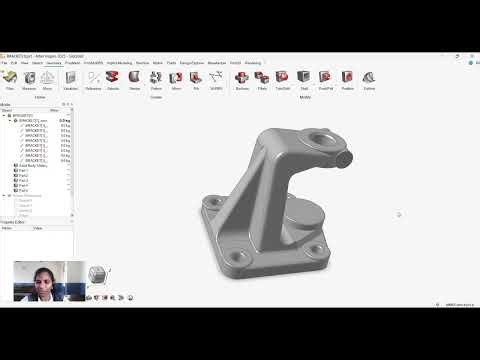 Structural Optimization of a Suspension Bracket using Altair Inspire Software by A Himavathi