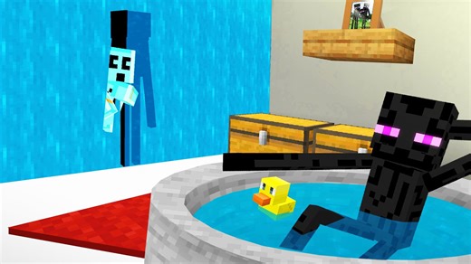 Minecraft mobs secretly build bases while you’re away