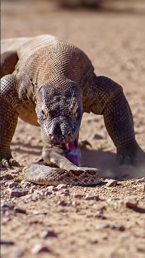 US's 🇺🇸 most venomous snake vs Komodo–Insane! #USsnakes #bite