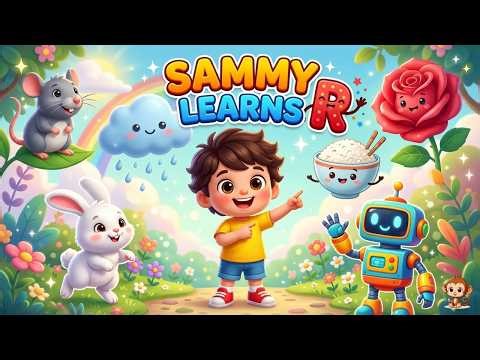 Sammy Learns Letter R 🐰 | R Words for Kids | ABC Learning for Kids & Toddlers | Fun Cartoon Video