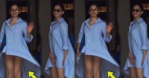 When Kiara Advani almost suffered an oops moment (video)