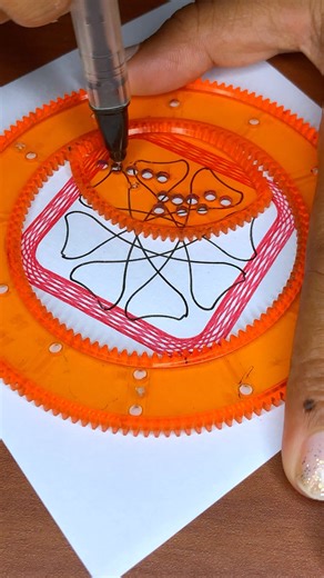 Hypnotic Spirograph Art ✨ #relaxing #oddlysatisfying #art #shorts