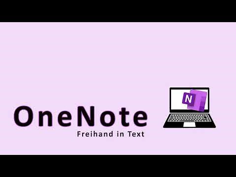OneNote Freihand in Text