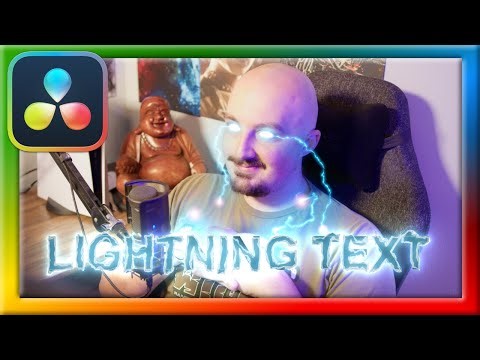 Create Lightning Text in Davinci Fusion! [FULL TUTORIAL]
