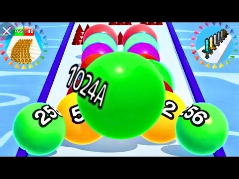 Ball Run 🏐 2048 game play no 142।।Infinity Run game।।gaming video।। #ballrun2048 #ballrun #gaming