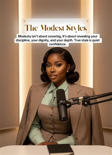 Quiet confidence is modesty. You don’t have to do too much 👑 #styletips #fashiontiktok #modestfashion #styleinspo #modesty