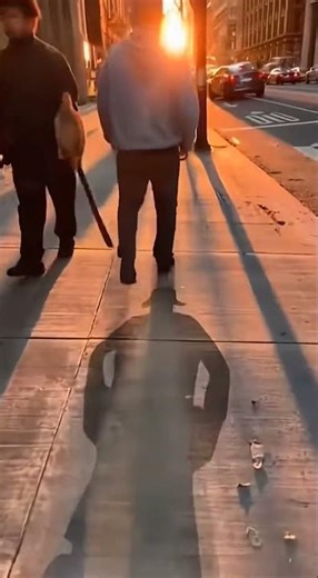 Matrix Glitch: His Shadow Walks Away Without Him