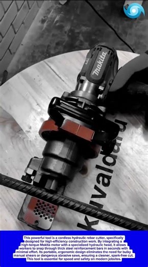 Best Rebar Cutter tool with manual axe system for precise winter wood cutting#toolslife#tools