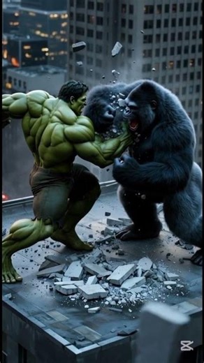 Green Hulk vs Giant Gorilla – The Ultimate Power Clash!🇦🇨🇦🇺#GreenHulk #HulkVsGorilla