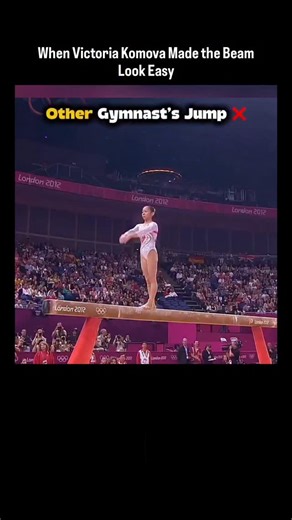 BenchCode 🏆 Sports | News | Reels on Instagram: "On the balance beam, gravity is unforgiving and confidence is everything. Many gymnasts attack their jumps with courage, trying to float like a sheep leap should legs split wide, chest lifted, arms reaching for elegance. But when timing slips by even a fraction, the beam suddenly feels thinner, the air heavier, and the body refuses to cooperate. What looks simple on paper becomes a mid-air negotiation between flexibility, control, and survival. T