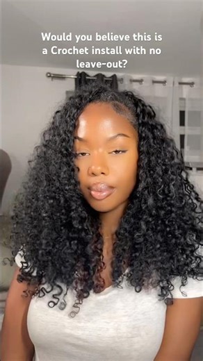 Easy Crochet Hair Install - NO LEAVEOUT! (DIY)