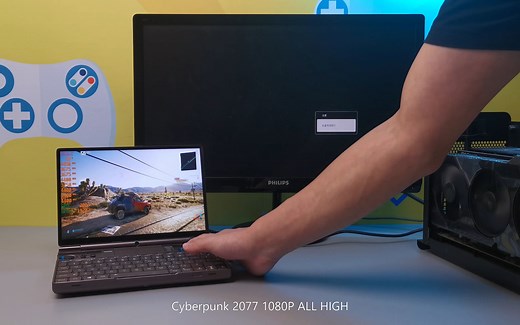 AMD版Winmax 2 usb4外接3070显卡，内屏外屏游戏对比