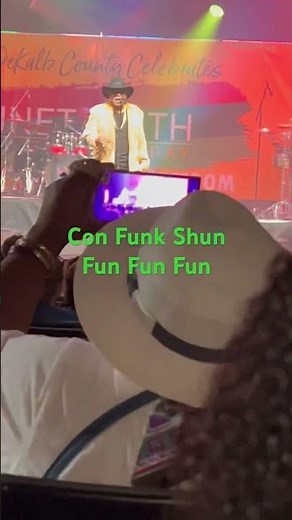 Con Funk Shun performed “Fun Fun Fun” at the Dekalb County 2025 Juneteenth Celebration. #livemusic