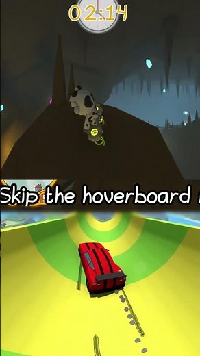 You can SKIP the hoverboard race?
