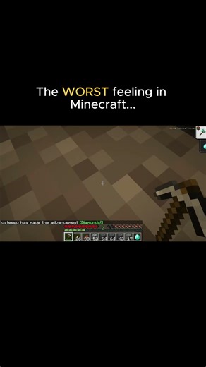The WORST feeling in Minecraft...