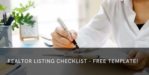 Realtor Listing Checklist - FREE Template!
