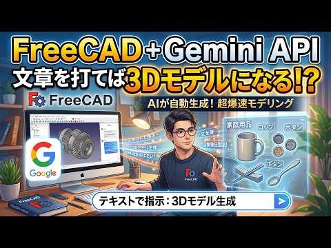 How to Use FreeCAD: Integrate Gemini and Google API to Generate Models Just by Typing Text