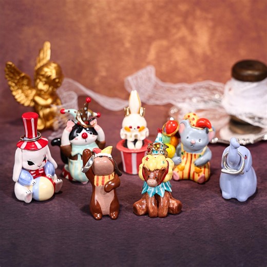 Custom Fairytale Animal Ring Tree Personalized Pet Birthday Jewelry Holder Circus Figurine Handmade Cute Pet Totem Whimsical Forest Decor - Etsy