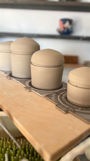 19K views · 195 reactions | Preparing for my virtual workshop “Wheel Thrown Lidded Jars”, May 22nd. Register at @sipor.ceramics website or click the link in my profile. I will cover this closed form lidded jar along with trimming, decorating, glazing and firing options. This will be a live broadcast and can be viewed up to 60 days after. #potterywheel #ceramics #pottery #clay #liddedjar | Kowalskipottery | Facebook