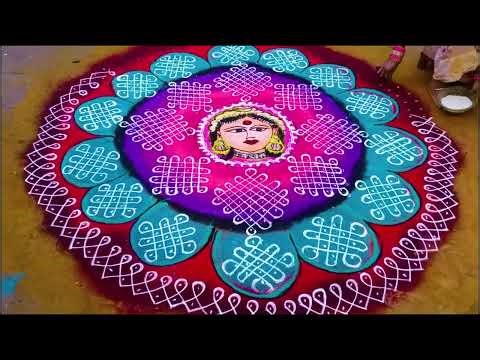 New Year and Sankranthi Rangoli|2026 Muggula poteelu potilu Rangoli| Adisri prapancham|Adisri Tutika