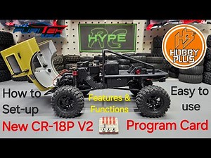 Hobby Plus 2024 CR-18P Program Card Setup