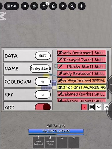 Shigaraki V2 Moveset jjs (import code)