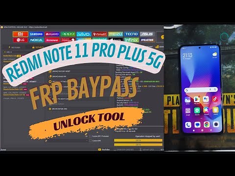 Redmi note 11 pro plus 5g frp bypass unlock tool 💚 (21091116UG)