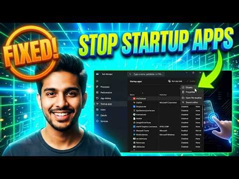 How To Stop Apps From Opening On Startup On Windows 11 | Speed Up Your PC