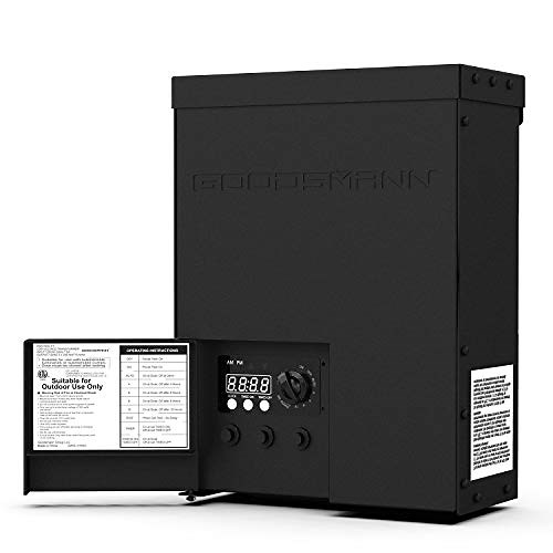GOODSMANN Low Voltage Transformer Landscape Lighting 900W Power Supply with Sensor, Timer and Wea...