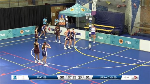 3.5K views · 52 reactions |  One of the best games of the tournament! The Maroon Machine were leading against the defending champions all the way until midway through the 3rd quarter when Kovsies turned it around to come back and win. Maties 47-55 UFS #iLOVEit Brought to you by FNB and Suzuki SA. | Varsity Sports | Facebook