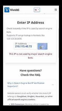Stop Fake Bots! How to Verify Googlebot & Bingbot IPs (Vivoldi Tool)