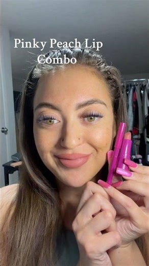 Peachy Pink Lip Combo 🍑🩷