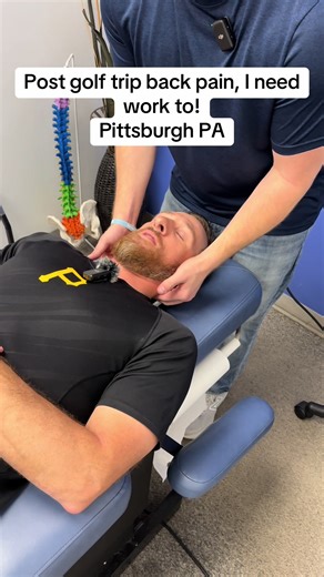 Chiropractic Adjustment for Post Golf Trip Back Pain