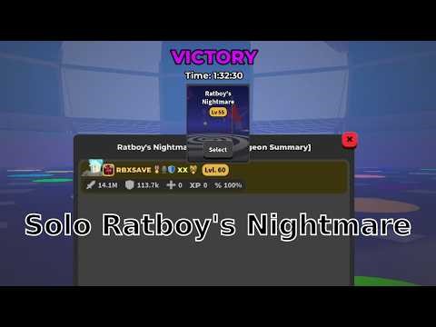Vesteria - Ratboy's Nightmare Solo Gameplay + Guides