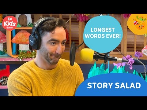 Longest words ever challenge! | Story Salad Vodcast for Kids 🥗 | ABC Kids listen