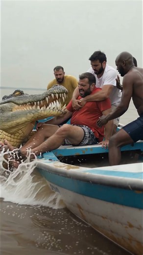 Dangerous crocodile attacks on humans