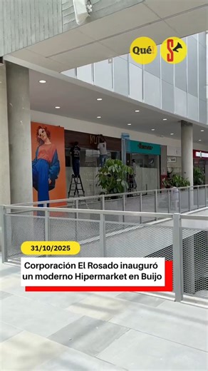 #Empresarial | Corporación El Rosado inauguró su nuevo Hipermarket en Buijo, un moderno espacio de 10.743 metros cuadrados, organizado en distintas áreas que facilitan la experiencia de compra. El establecimiento cuenta con 24 cajas tradicionales y 6 de autoservicio para agilizar el pago, y ofrece rebajas especiales: los miércoles, 25 % de descuento en frutas y verduras, y los viernes, 15 % en proteínas. El Hipermarket está ubicado en la avenida León Febres Cordero, diagonal al parque Bicentenar
