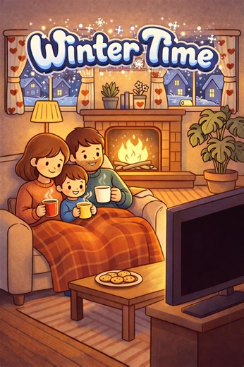 Winter Family Time Coloring Book (11 Pages) for Kids and Adults - Etsy