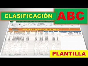Como clasificar el ABC de tu Inventario (Plantilla) #excel #tutorial #office #exceltips #inventory