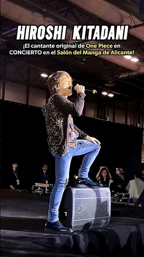 Hiroshi Kitadani, el legendario cantante de ONE PIECE, en concierto en ALICANTE! 🏴‍☠️🎶 #onepiece