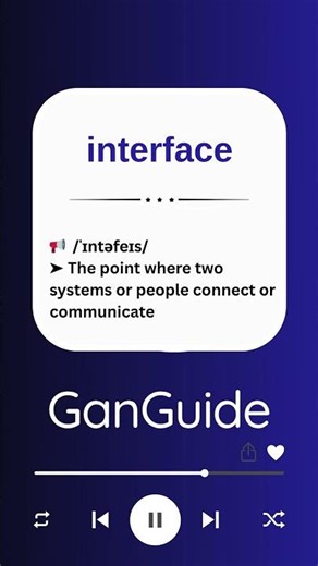 C1 English Word: INTERFACE | Meaning & Pronunciation