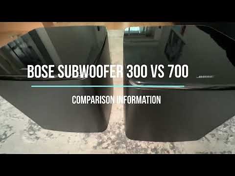 BOSE BASS MODULE 300 vs 700.