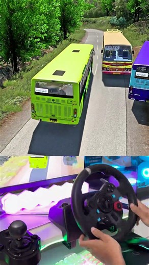 ചത്ത് ചത്ത്🥵❌ | Kerala KSRTC Low Floor Bus 🔥| Logitech G29 | Mallu Garage 2.0
